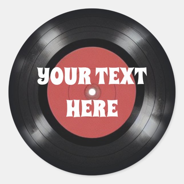 Adesivo registro de vinilo (Frente)