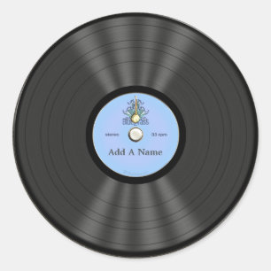 Adesivo Registro personalizado de Vinil Bluegrass