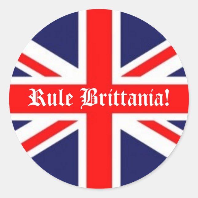 Adesivo Regra Brittania! (Frente)