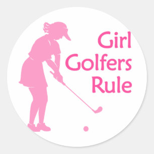 Adesivo Regra de Golfistas de Menina