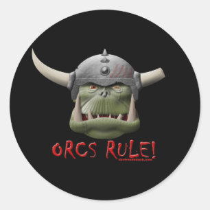 Adesivo Regra de Orcs!