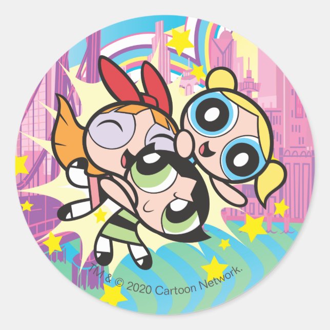 Adesivo Regra de Raparigas Powerpuff (Frente)