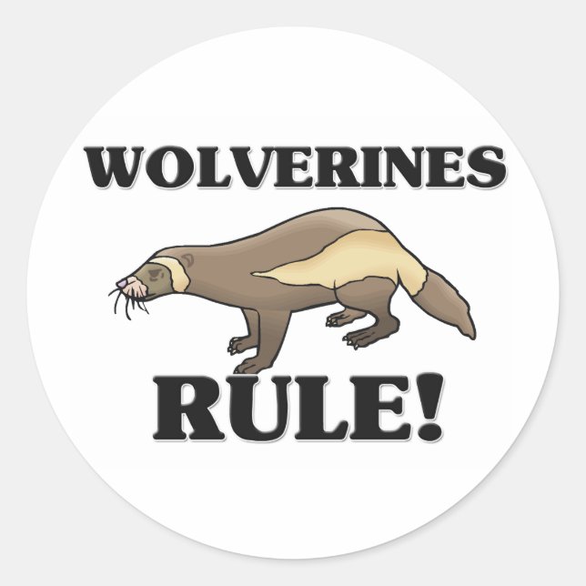 Adesivo Regra de WOLVERINES! (Frente)