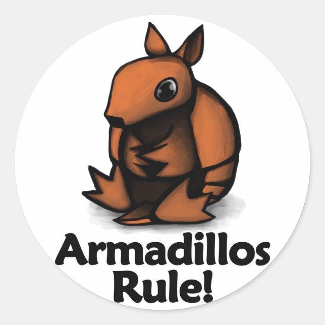 Adesivo Regra dos Armadilos! (Frente)