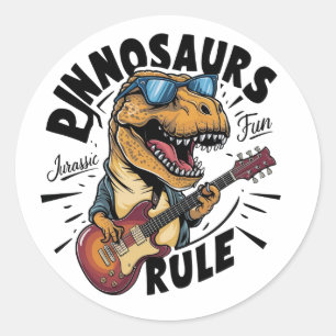 Adesivo Regra dos dinossauros