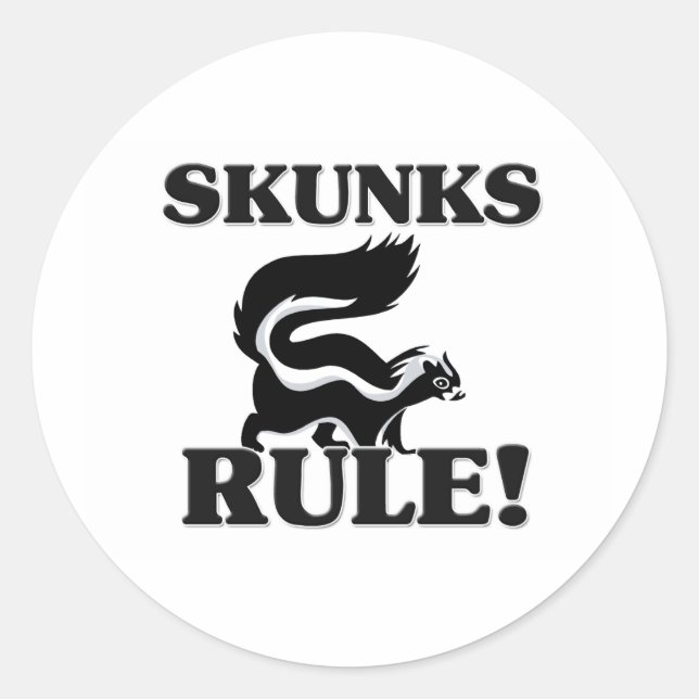 Adesivo Regra dos SKUNKS! (Frente)