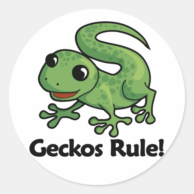 Adesivo Regra Geckos! (Frente)