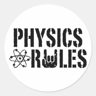 Adesivo Regras da física