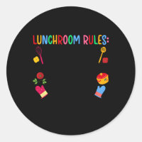 Regras de Almoço Almoço Trabalhadora de Cafeteria 
