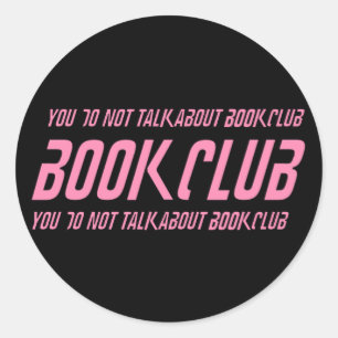 Adesivo Regras do clube de leitura