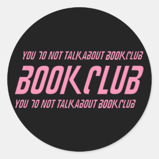 Adesivo Regras do Clube de Livro
