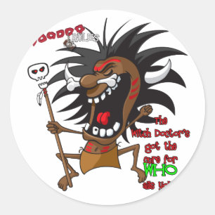 Adesivo REGRAS do Voodoo com Tagline