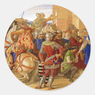 Adesivo Rei Arthur e Cavaleiros da Mesa redonda