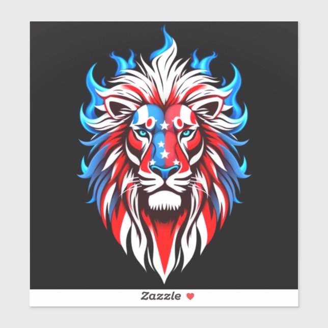 Adesivo Rei da América (Folha)