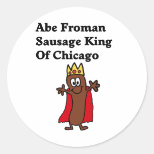 Adesivo Rei da salsicha de Abe Froman de Chicago
