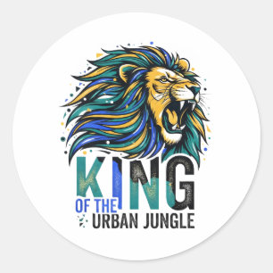 Adesivo Rei da Selva Urbana