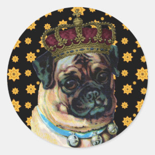 Adesivo Rei do filhote de cachorro