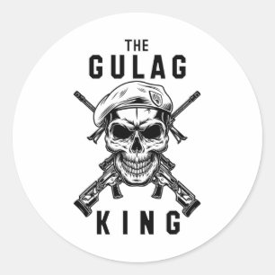 Adesivo Rei do Gulag Jogos Gamer Warzone Presente para Gam