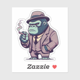 Adesivo rei gorila, mafia gorilla,