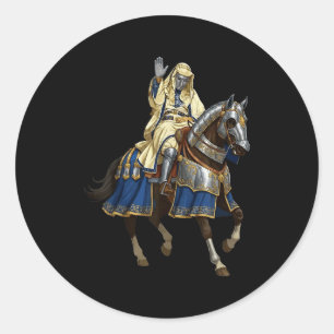 Adesivo Rei Máscara de Prata Baldwin Iv Máscara Dourada Ar