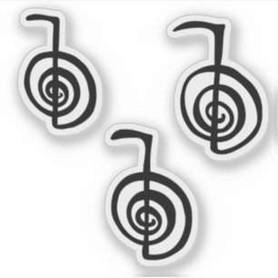 Adesivo Reiki: Cho Ku Rei: O Pacote do Sticker do Símbolo 