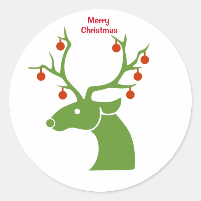 Adesivo Reindeer Christmas (Frente)