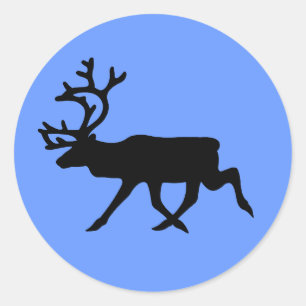 Adesivo Reindeer Silhouette