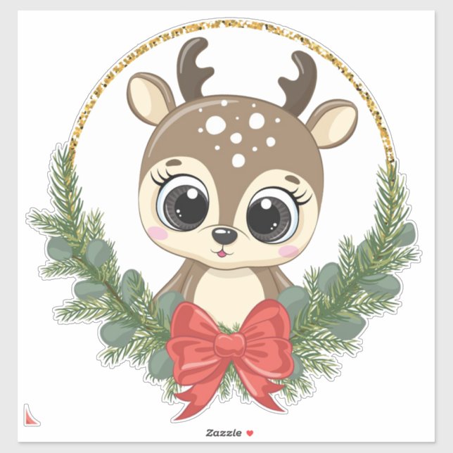 Adesivo Reindeer Sticker (Folha)