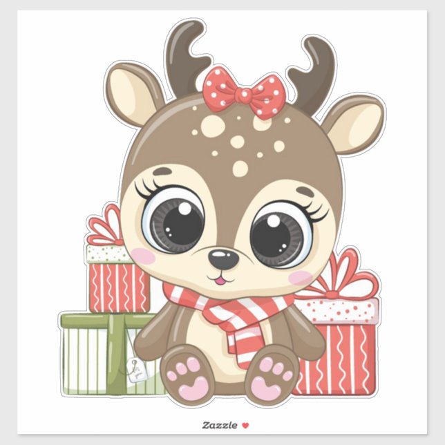 Adesivo Reindeer Sticker (Folha)