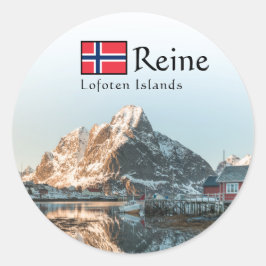Adesivo Reine Lofoten Islands Souvenir