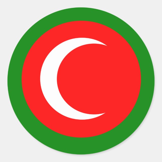 Adesivo Reino da bandeira do Curdistão (1922-1924, 1925) (Frente)