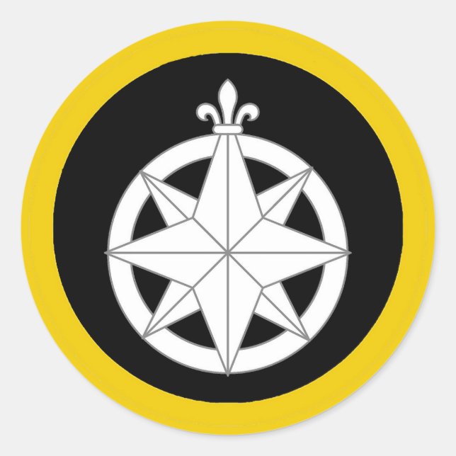Adesivo Reino de Northshield Populace Crachá (Frente)