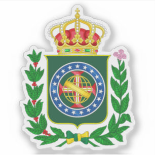 Adesivo Reino Unido de Portugal, Brasil e Algarves