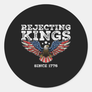 Adesivo Rejeitando Reis Desde 1776 Byld Eagle Patriotic Us