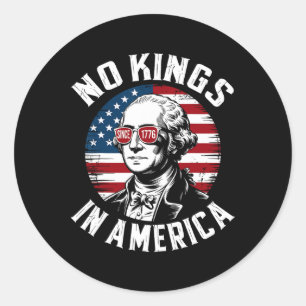 Adesivo Rejeitando Reis Sem Reis Nos Estados Unidos 1776 R