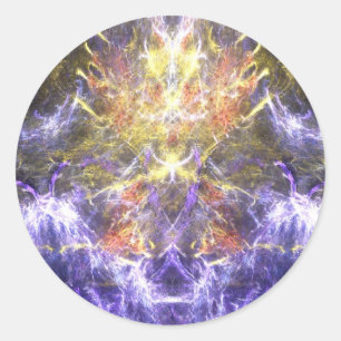 Adesivo Relâmpago nas montanhas