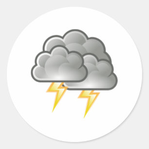 Adesivo Relâmpago no temporal