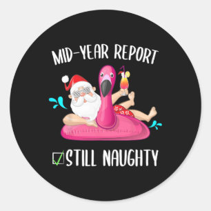 Adesivo Relatório de meio do ano Ainda travesso Natal em j