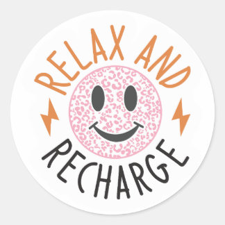 Adesivo relaxar & recarregar
