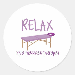 Adesivo Relaxe a Mesa de Massagem