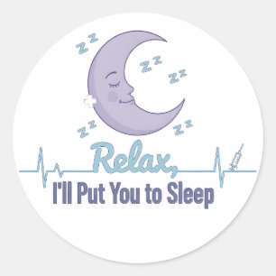 Adesivo Relaxe, Eu Vou Fazer Você Dormir Anestesiologista