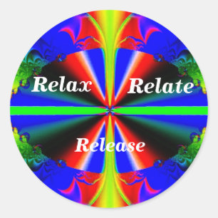 Adesivo Relaxe,Relaxe,Liberte_ Sticker