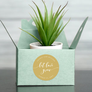 Adesivo Relaxe Script Deixe O Amor Crescer Colorido Editá