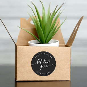 Adesivo Relaxe Script Deixe O Amor Crescer Colorido Editáv