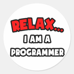 Adesivo Relaxe... Sou Programador