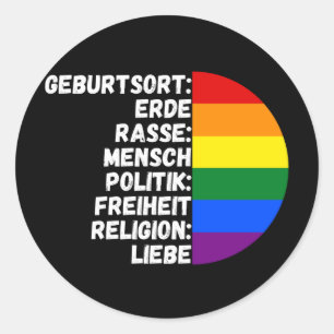 Adesivo Religião Amor Liberdade Pessoas Rainbow Flag Cláss
