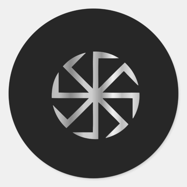 Adesivo Religião de Slavik - Símbolo Kolovrat (Frente)