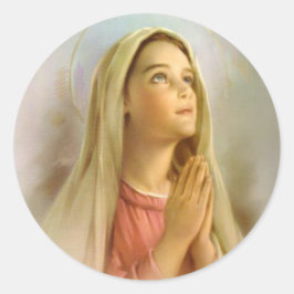 Adesivo Religiosa Virgem Católica Maria