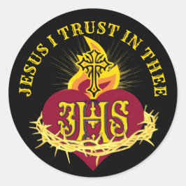 Adesivo Religioso católico, coração sagrado de Jesus