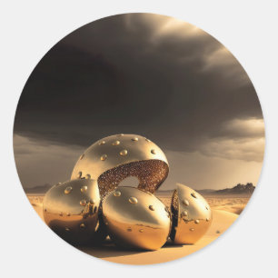 Adesivo Relíquias Alienígenas no Deserto
